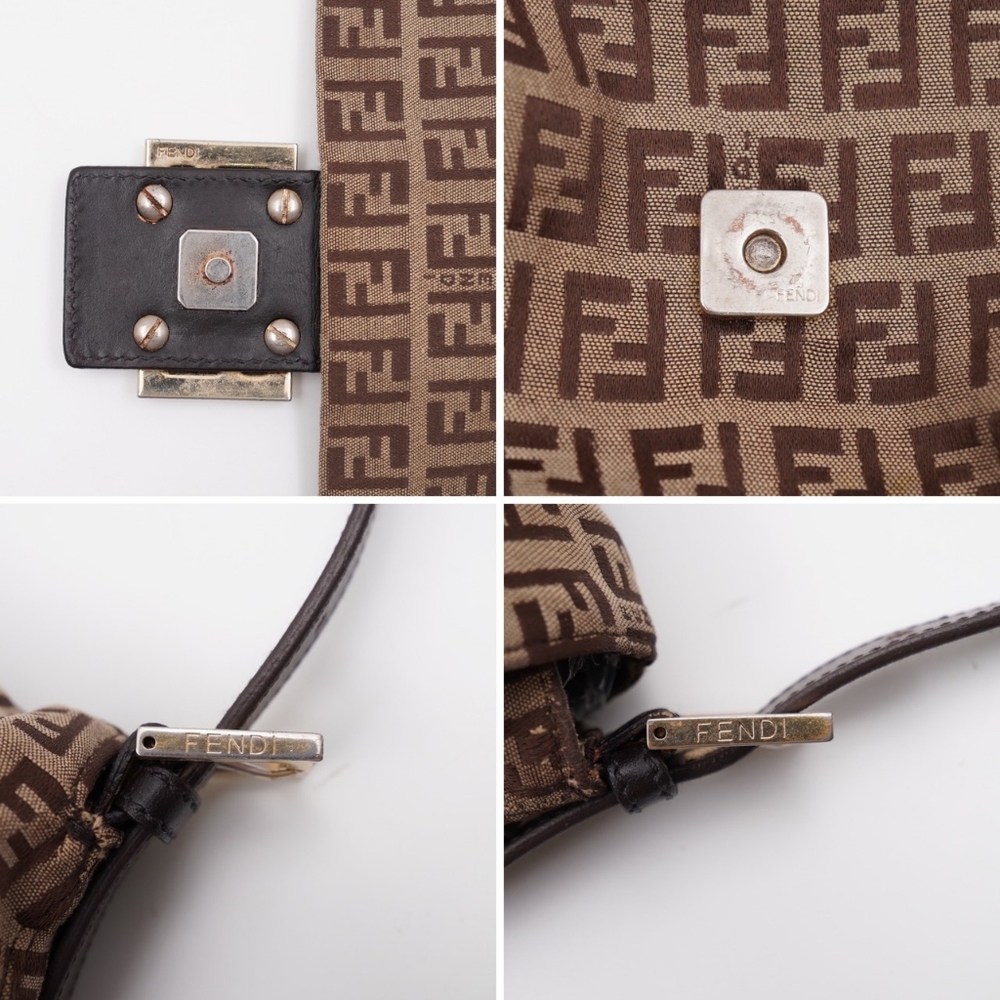 CD39 💖 FENDI Zucchino Mama Baguette - Picture 9 of 13